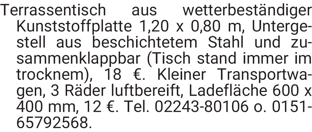 Vorschaubild der Anzeige, (Id: 1965353)