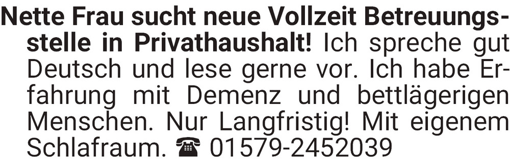 Vorschaubild der Anzeige, (Id: 1965391)