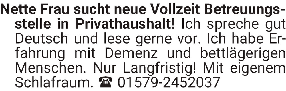 Vorschaubild der Anzeige, (Id: 1965392)
