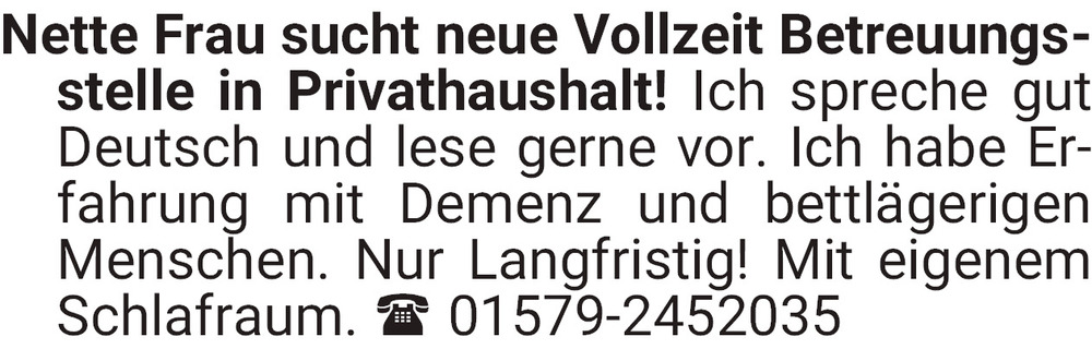 Vorschaubild der Anzeige, (Id: 1965394)
