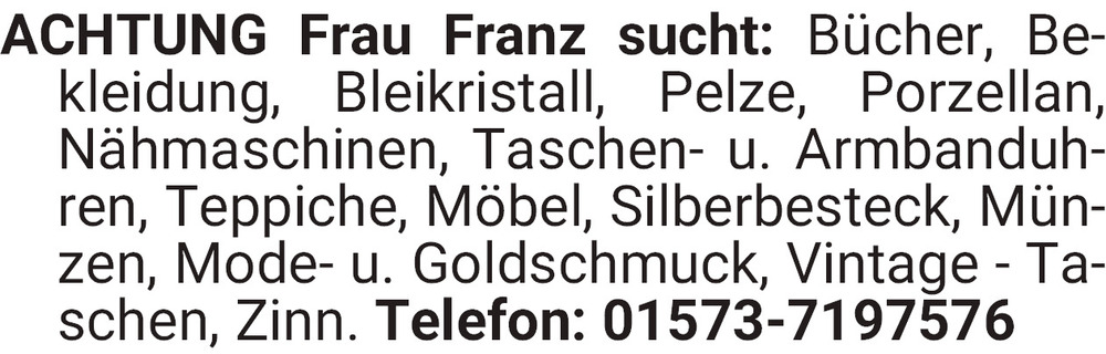Vorschaubild der Anzeige, (Id: 1971250)