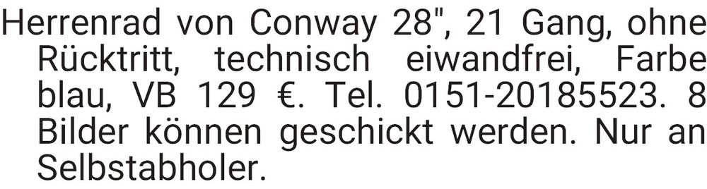 Vorschaubild der Anzeige, (Id: 1970529)