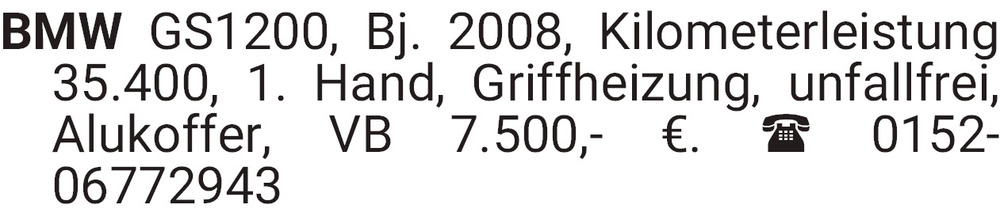 Vorschaubild der Anzeige, (Id: 1971254)
