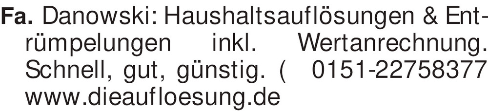 Vorschaubild der Anzeige, (Id: 2012446)