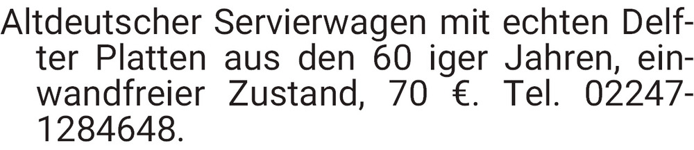 Vorschaubild der Anzeige, (Id: 2012534)