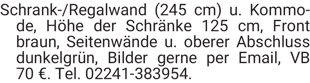 Vorschaubild der Anzeige, (Id: 2012536)