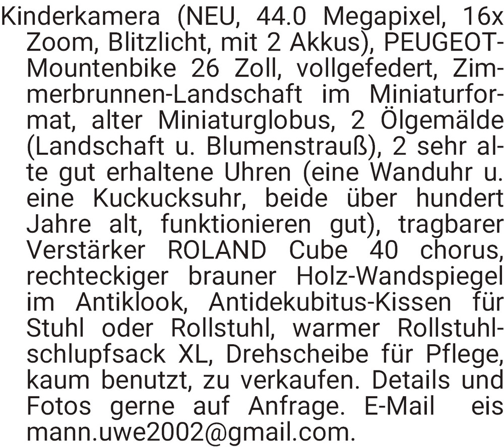 Vorschaubild der Anzeige, (Id: 2012541)