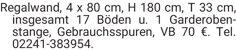 Vorschaubild der Anzeige, (Id: 2012555)