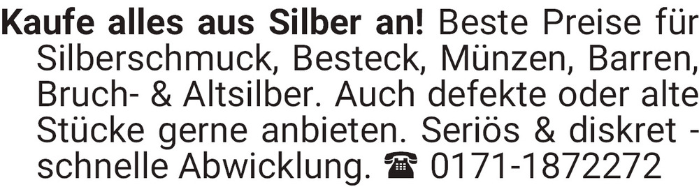 Vorschaubild der Anzeige, (Id: 2007265)