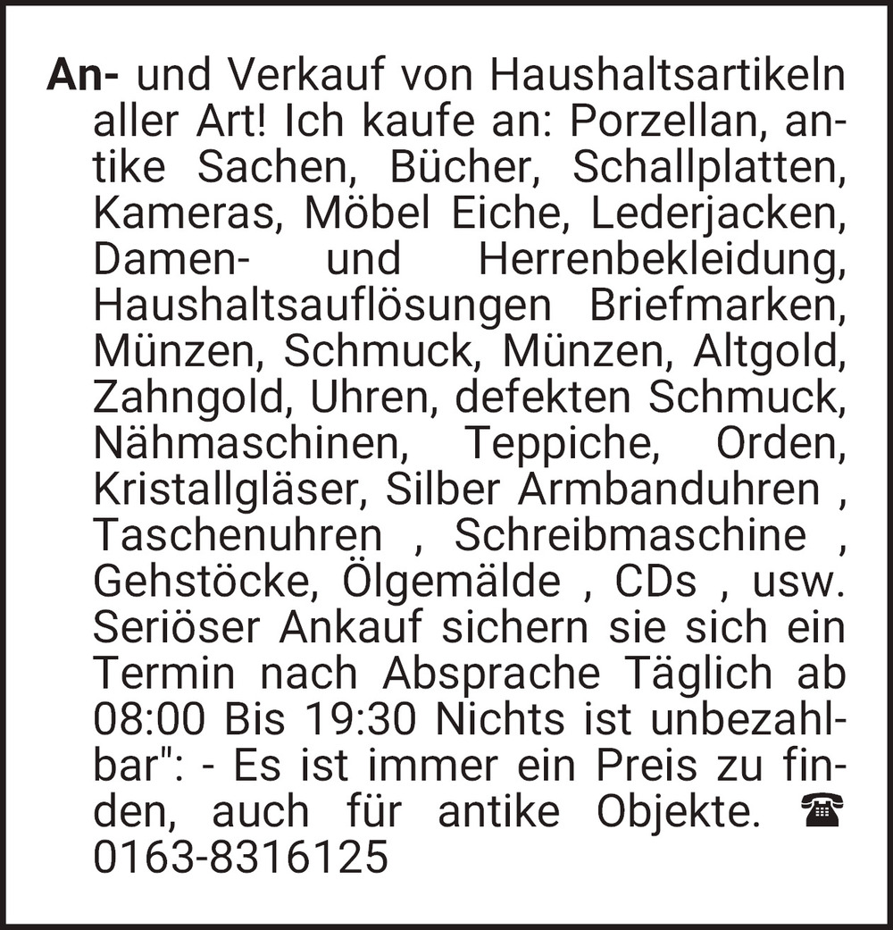 Vorschaubild der Anzeige, (Id: 2008513)