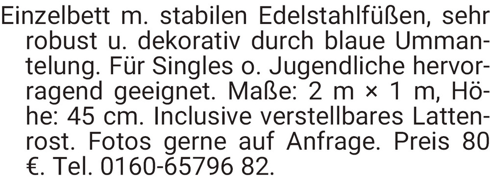 Vorschaubild der Anzeige, (Id: 2012574)