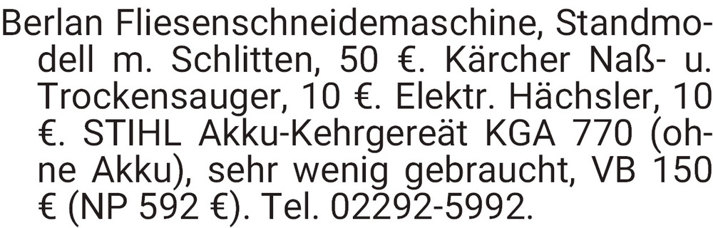 Vorschaubild der Anzeige, (Id: 2054932)