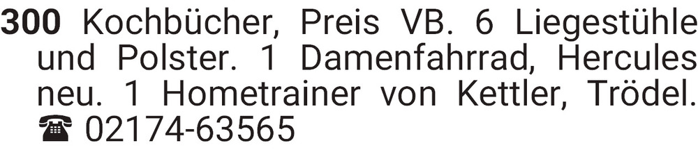 Vorschaubild der Anzeige, (Id: 2054945)
