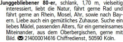 Vorschaubild der Anzeige, (Id: 2036665)