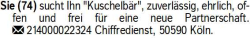 Vorschaubild der Anzeige, (Id: 2062114)