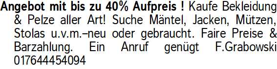 Vorschaubild der Anzeige, (Id: 2073558)