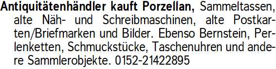 Vorschaubild der Anzeige, (Id: 2075770)