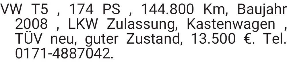 Vorschaubild der Anzeige, (Id: 1958016)