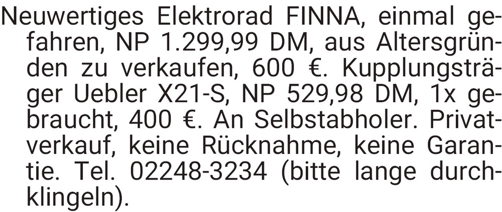 Vorschaubild der Anzeige, (Id: 1958018)
