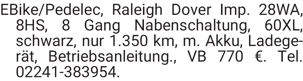 Vorschaubild der Anzeige, (Id: 1958029)
