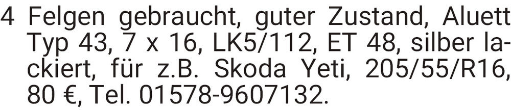 Vorschaubild der Anzeige, (Id: 1958044)
