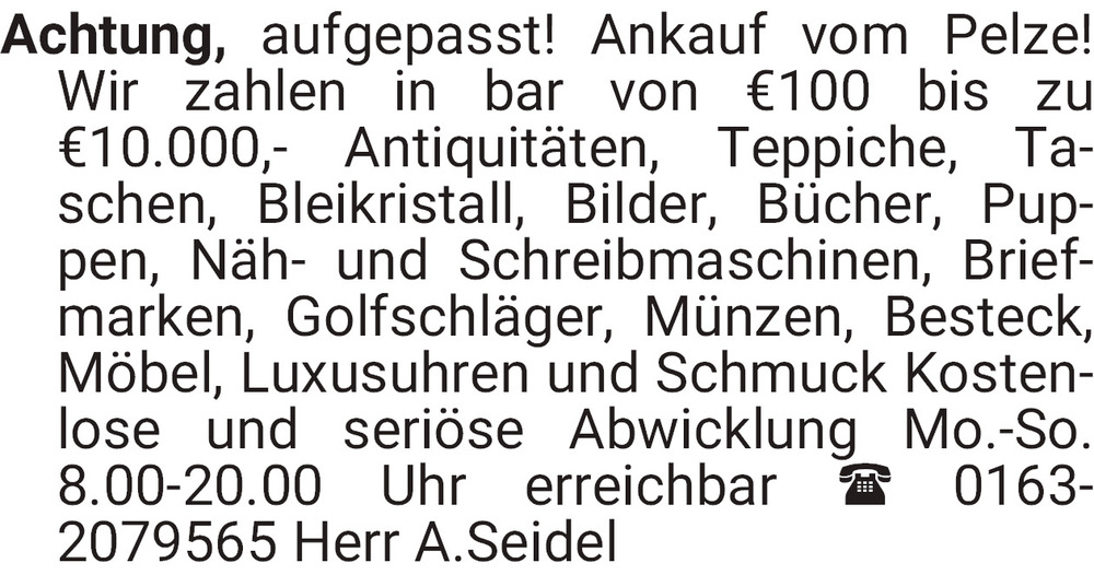 Vorschaubild der Anzeige, (Id: 1959212)