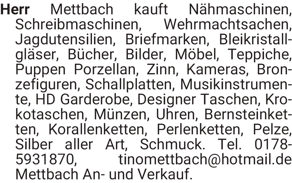Vorschaubild der Anzeige, (Id: 1960124)