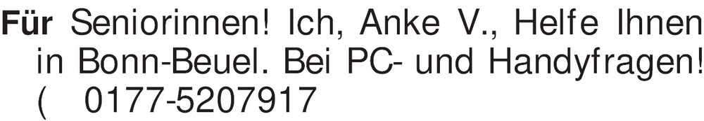 Vorschaubild der Anzeige, (Id: 1963460)