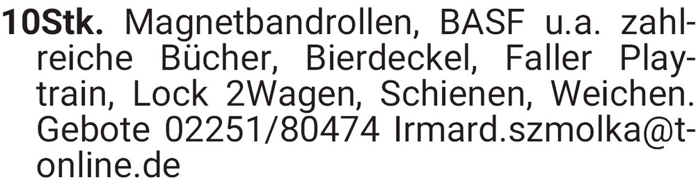 Vorschaubild der Anzeige, (Id: 1980997)