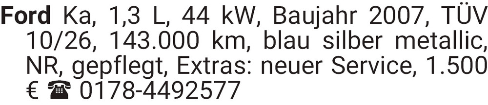 Vorschaubild der Anzeige, (Id: 1979857)