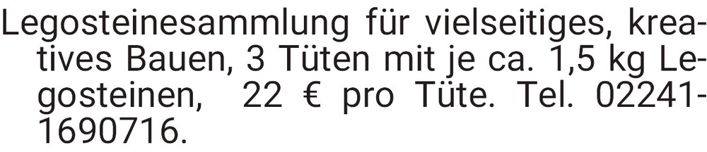 Vorschaubild der Anzeige, (Id: 1987590)
