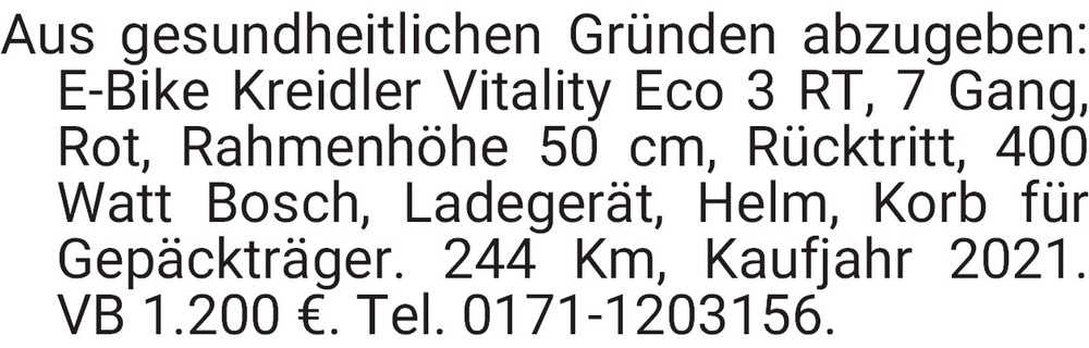 Vorschaubild der Anzeige, (Id: 1987593)