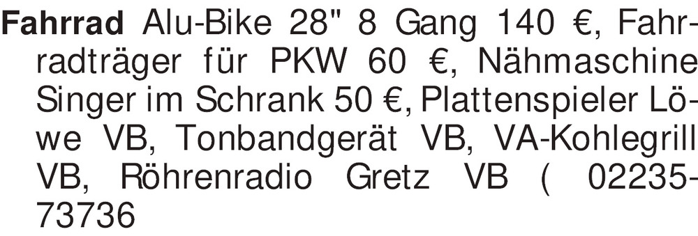 Vorschaubild der Anzeige, (Id: 1987609)