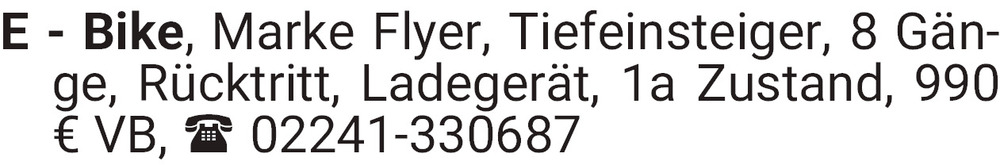 Vorschaubild der Anzeige, (Id: 1987646)