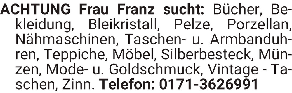 Vorschaubild der Anzeige, (Id: 1987648)