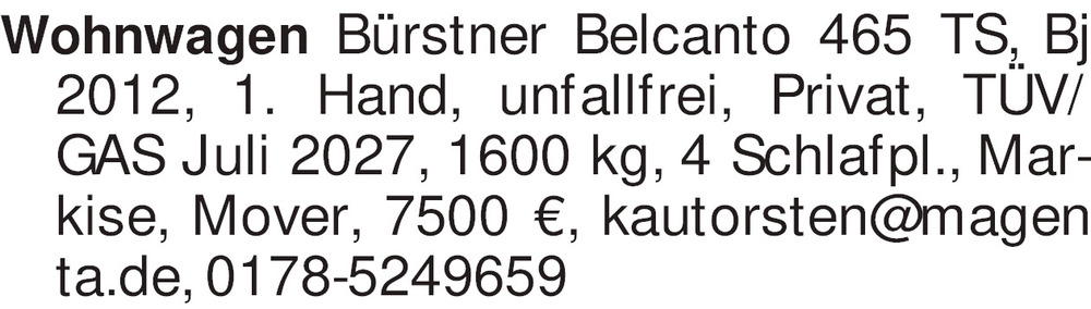 Vorschaubild der Anzeige, (Id: 1987649)