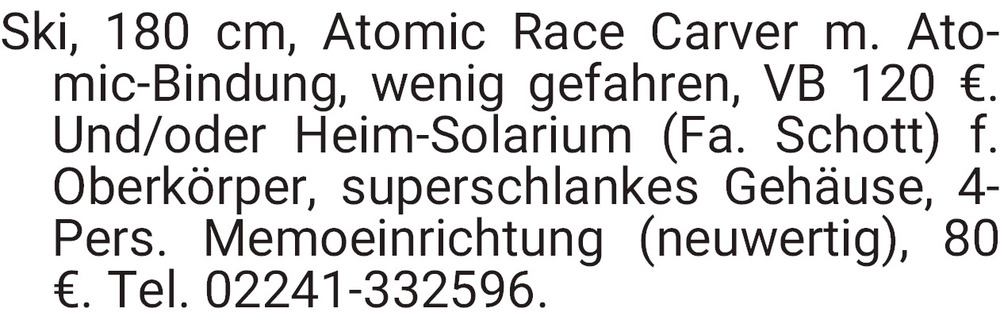 Vorschaubild der Anzeige, (Id: 2001394)