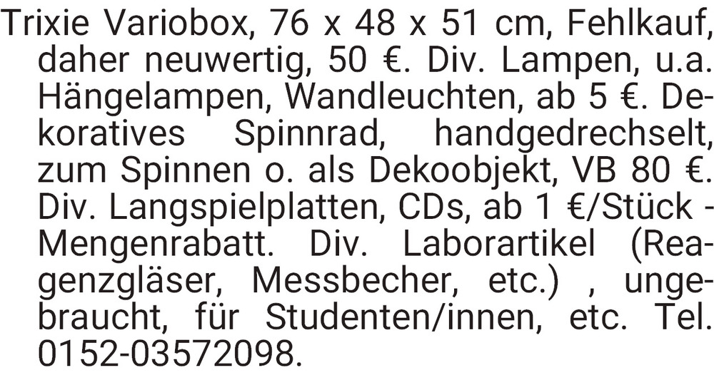 Vorschaubild der Anzeige, (Id: 2001398)