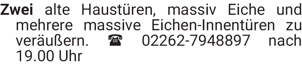 Vorschaubild der Anzeige, (Id: 1995742)