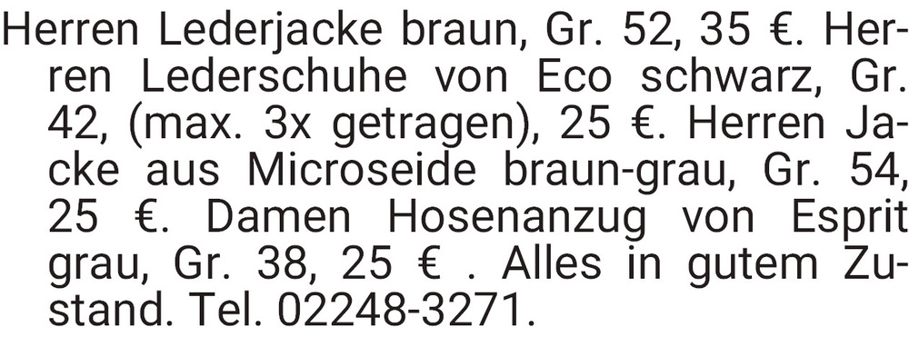 Vorschaubild der Anzeige, (Id: 2001400)