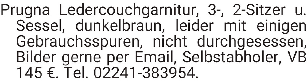 Vorschaubild der Anzeige, (Id: 2001408)