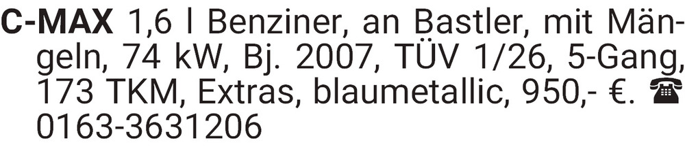 Vorschaubild der Anzeige, (Id: 1999426)