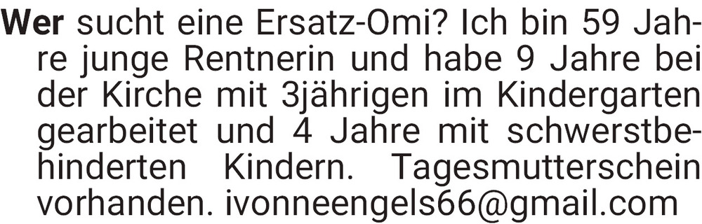 Vorschaubild der Anzeige, (Id: 1999436)