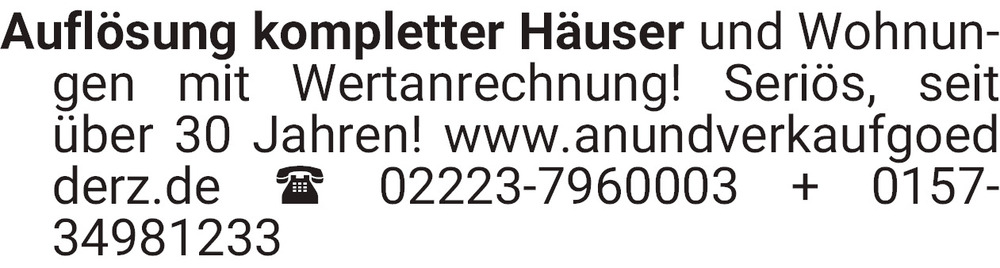 Vorschaubild der Anzeige, (Id: 2005328)