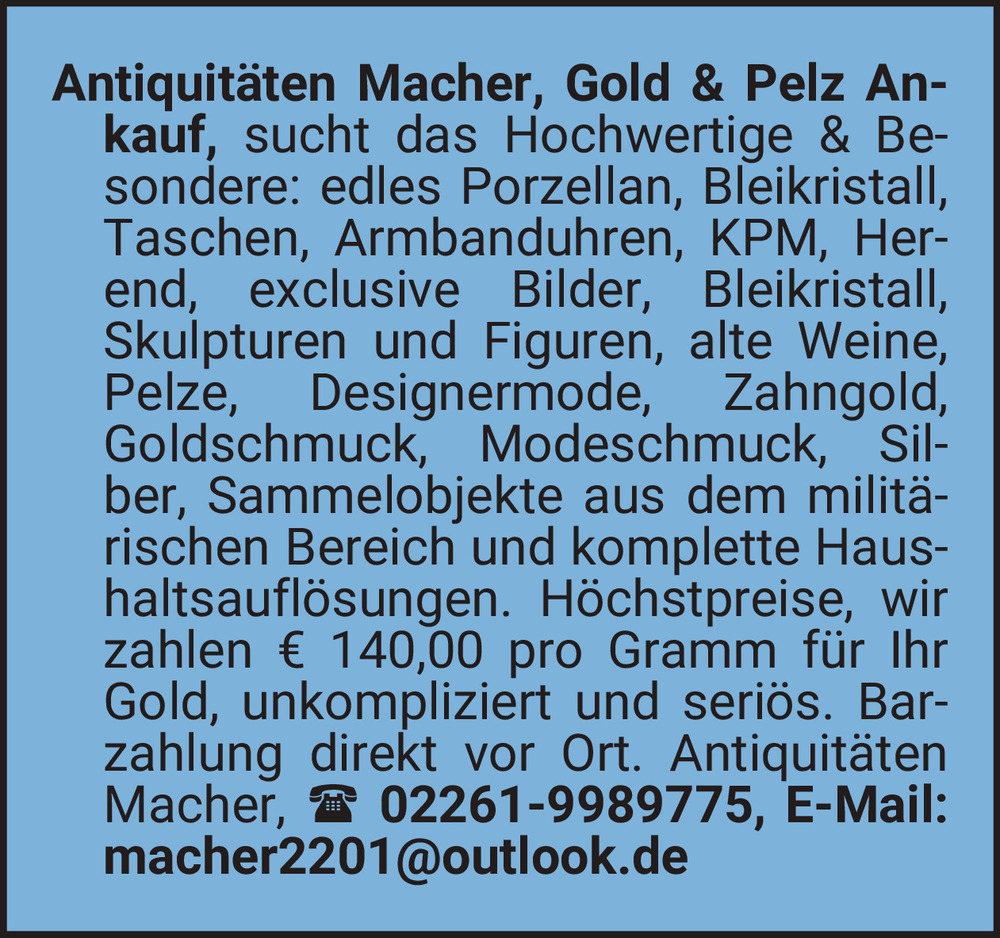 Vorschaubild der Anzeige, (Id: 2007266)