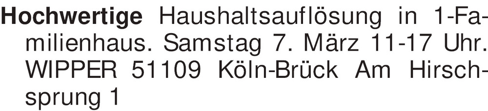 Vorschaubild der Anzeige, (Id: 2019119)