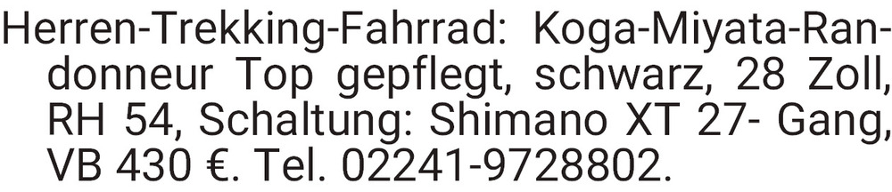 Vorschaubild der Anzeige, (Id: 2024200)