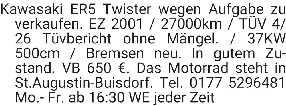 Vorschaubild der Anzeige, (Id: 2024202)