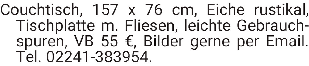 Vorschaubild der Anzeige, (Id: 2024205)