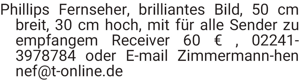 Vorschaubild der Anzeige, (Id: 2024221)